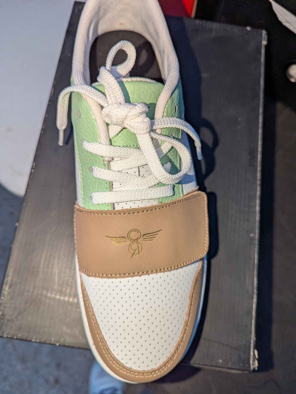 Creative Recreation Leather Cesario Lo Putty And Mint, Men's 11 Only Size Left
